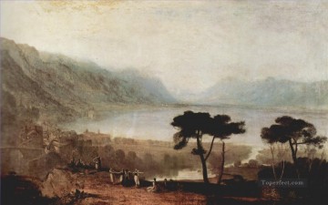 El lago Lemán visto desde Montreux Turner Pinturas al óleo